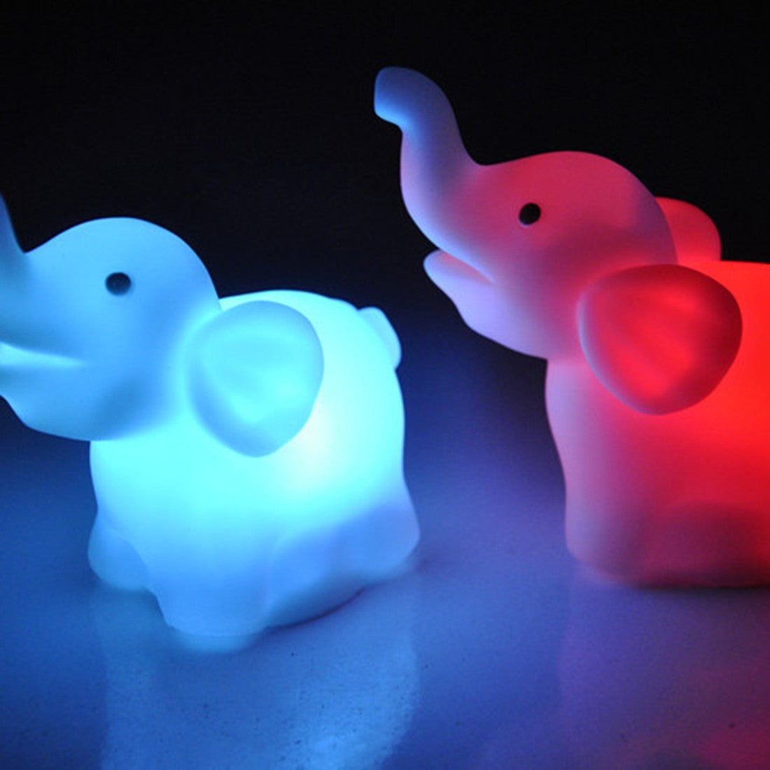 Colorful slow flashing night lights
