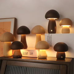 Wooden Mushroom Night Light_1
