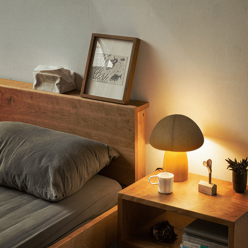 Wooden Mushroom Night Light_5