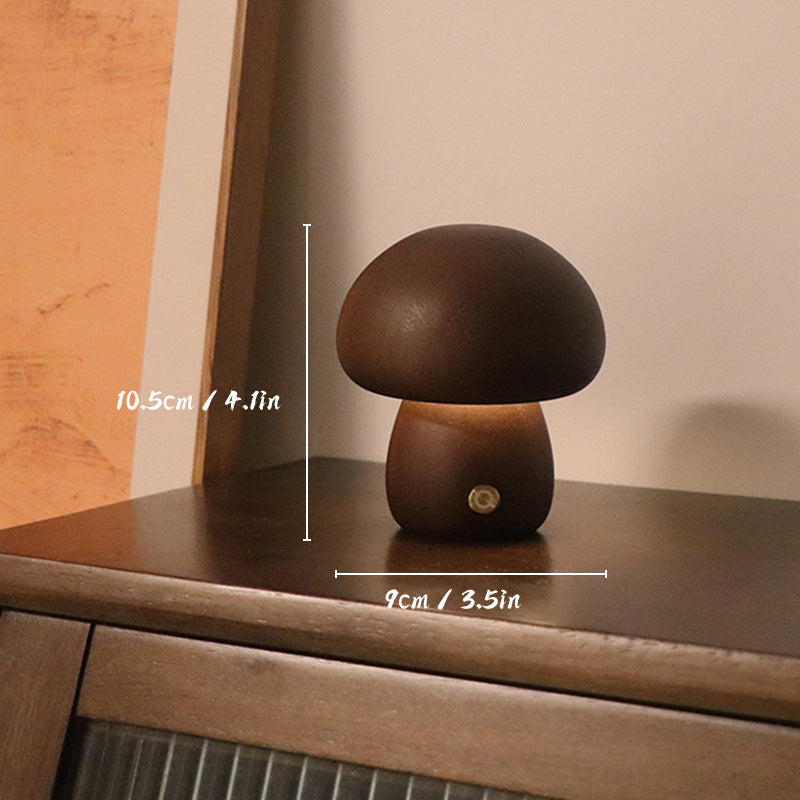 Wooden Mushroom Night Light_9