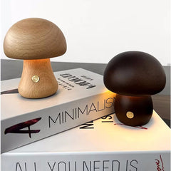 Wooden Mushroom Night Light_3